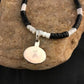 Navajo Mother of Pearl Black Onyx Pendant | Sterling Silver | Authentic Native American