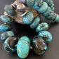 Authentic Native American Navajo Pearls Graduated Necklace | Sterling Silver & Turquoise | 20" | 1923