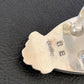 Navajo White Buffalo Turquoise Inlay Ring | Sterling Silver | Sz 9 | Authentic Native American Handmade | 12173