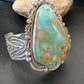 Native American Men's Royston Turquoise Cuff Bracelet | Navajo Sterling Silver | 1415