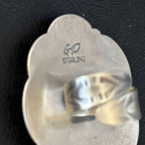 Adjustable Wild Horse Turquoise Ring | Sz 8 | Sterling Silver | Authentic Native American Handmade | 14318