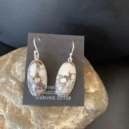 Navajo Wild Horse Earrings Set | Sterling Silver | Authentic Native American Handmade | 12782