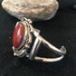 Native American Navajo Apple Coral Bracelet | Sterling Silver | J Platero | 8038