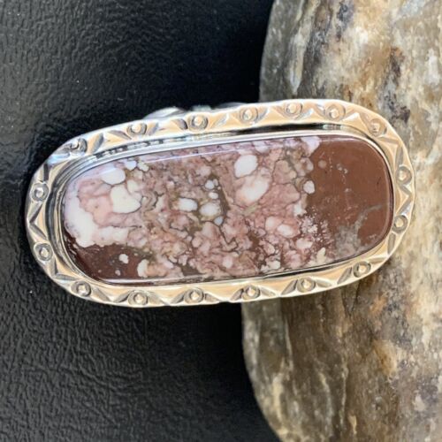 Southwestern Navajo Wild Horse Turquoise Ring | Sterling Silver | Sz 9.5 | 1870