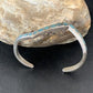 Navajo Old Pawn Blue Turquoise Chip Inlay Bracelet | Sterling Silver | Authentic Native American Handmade | 1168