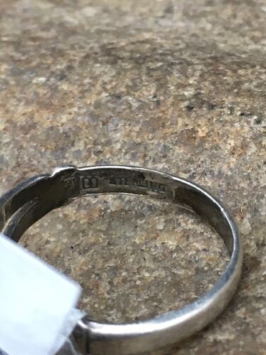 Native American Blue Turquoise Navajo Ring | Sterling Silver | Sz 5.75 | 4447