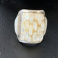 Native American White Mother of Pearl Inlay Ring | Navajo Sterling Silver | Sz 7 | 12863