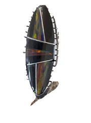 Navajo Multi-Color Opal & Turquoise Inlay Ring | Sterling Silver | Sz 7 | Authentic Native American Handmade | 01586