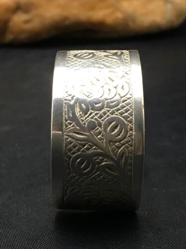 Southwestern Navajo Stamped Children's Cuff Bracelet | Sterling Silver | Authentic Native American Handmade | 4052
