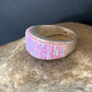 Navajo Pink Opal Inlay Band Ring | Sz 6 | Authentic Native American Handmade | 12408