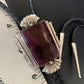 Southwestern Men's Bolo Tie | Purple Spiny Oyster | Sterling Silver | Navajo | 12964