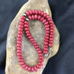 Navajo Graduated Red Jasper Necklace | Sterling Silver | Authentic Native American | 18" | 10249