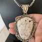 Navajo Wild Horse Turquoise Pendant Necklace | Sterling Silver | Authentic Native American Handmade | 1933