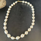 Native American White Freshwater Pearl Necklace | Gold Filled Beads | 17" | 14356