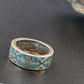Navajo Women's Turquoise Ring | Sterling Silver | Sz 5 | Authentic Native American Handmade | 12467