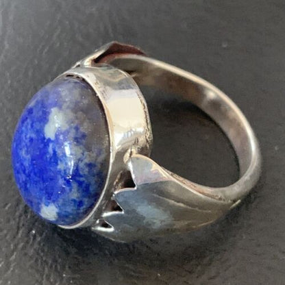 Native American Men's Navajo Sodalite Ring | Sterling Silver | Sz 10 | 11897