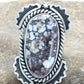 Navajo Wild Horse Turquoise Ring | Sterling Silver | Sz 7 | Authentic Native American Handmade | 12063