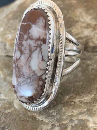 Navajo Wild Horse Turquoise Ring | Sterling Silver | Sz 6 | Authentic Native American Handmade | 1440