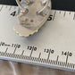 Navajo White Buffalo Turquoise Inlay Ring | Sterling Silver | Sz 9 | Authentic Native American Handmade | 12173