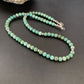 Navajo Royston Green Turquoise Necklace | Sterling Silver | Authentic Native American Handmade | 18" | 02213
