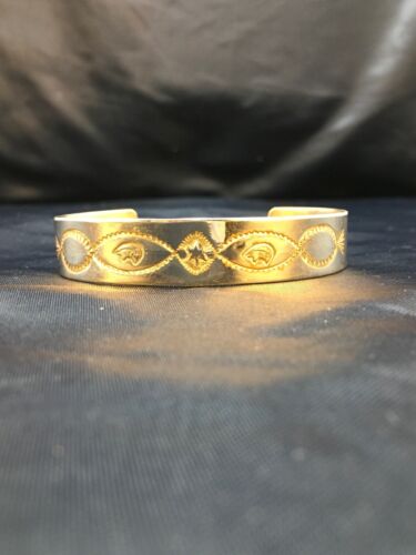 Navajo Bear Bracelet | Sterling Silver | Authentic Native American Handmade | 8935