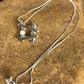Native American Opal Inlay Pendant | Sterling Silver | 2-Sided Necklace | 18" | 8787