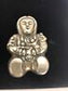 Navajo Story Teller Cast Pin | Sterling Silver | Authentic Native American Handmade | 13620