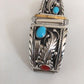 Navajo Sterling Silver Turquoise Coral Watch Set | His & Hers | Authentic Native American Handmade