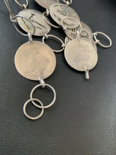 Native American Men's Old Pawn Hopi Concho Belt | Sterling Silver | Authentic Handmade | 1426 - Masha USA