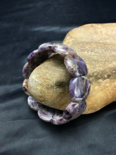Native American Purple Charoite Stretch Bracelet | Elastic | 7.25" Adjustable | 3016