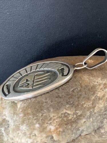 Hopi Bearpaw Pendant | Stamped Sterling Silver | Authentic Native American Handmade | 1398 - Masha USA