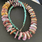 Navajo Purple Spiny Turquoise Necklace | Sterling Silver | Authentic Native American | 24" | 11306