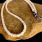 Native American Opal Ethiopian Bead Necklace | Sterling Silver | Authentic Handmade | 18" | 8746