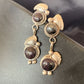 Navajo Purple Sugilite Post Dangle Earrings | Sterling Silver | Authentic Native American Handmade | 1591