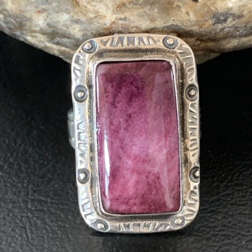 Native American Purple Spiny Oyster Ring | Sterling Silver | Sz 10 | 10205
