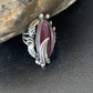 Women's Navajo Purple Spiny Oyster Ring | Sterling Silver | Sz 6 | Authentic Native American Handmade | 10812