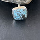 Navajo Blue Spiderweb Turquoise Ring | Sterling Silver | Sz 5 | Authentic Native American Handmade | 10305