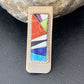 Men's Navajo Turquoise Money Clip | Sterling Silver Inlay | Authentic Native American Handmade | 11729