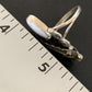 Navajo White Buffalo Turquoise Ring | Sterling Silver | Sz 9 | Authentic Native American Handmade | 12187