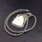 White Buffalo Turquoise Pendant Necklace | Navajo Sterling Silver | Authentic Native American Handmade | 4529