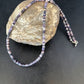 Navajo Sugilite Tube Heishi Necklace | Sterling Silver | 20" | Authentic Native American Handmade | 14517
