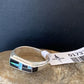Navajo Multi-Color Opal & Black Onyx Inlay Ring | Sterling Silver | Sz 9.5 | 14677