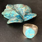 Navajo Blue Kingman Turquoise Ring | Sterling Silver | Sz 11 | Authentic Native American Handmade | 14142
