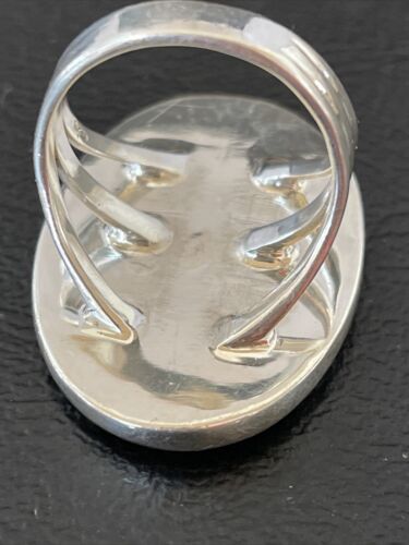 Navajo Wild Horse Turquoise Ring | Sterling Silver | Sz 9 | Authentic Native American Handmade | 10289