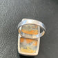 Southwestern Navajo Yellow Bumble Bee Jasper Ring | Sterling Silver | Sz 7 | 11551