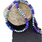 Navajo | Purple Sugilite | and Turquoise Bead Necklace | Sterling Silver | 20" | 1370