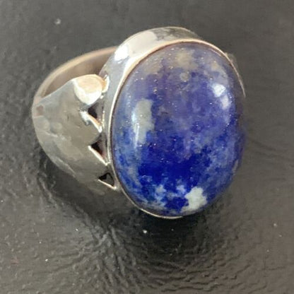 Native American Men's Navajo Sodalite Ring | Sterling Silver | Sz 10 | 11897