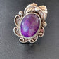 Native American Navajo Sterling Silver Purple Sugilite Ring | Sz 10 | 10443