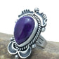 Native American Sugilite Navajo Ring | Sterling Silver | Sz 7.5 | 4189