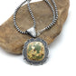 Navajo Royston Turquoise Pendant Necklace | Sterling Silver | Authentic Native American Handmade | 4215